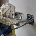 Big Ted Helping Electricians
