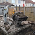 Big Ted Digging Footings